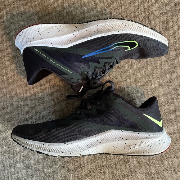 Nike Men's Black Speckled Quest 3 Running Shoe DH0203-001 Sneakers Size 11.5 EUC - Picture 5 of 11